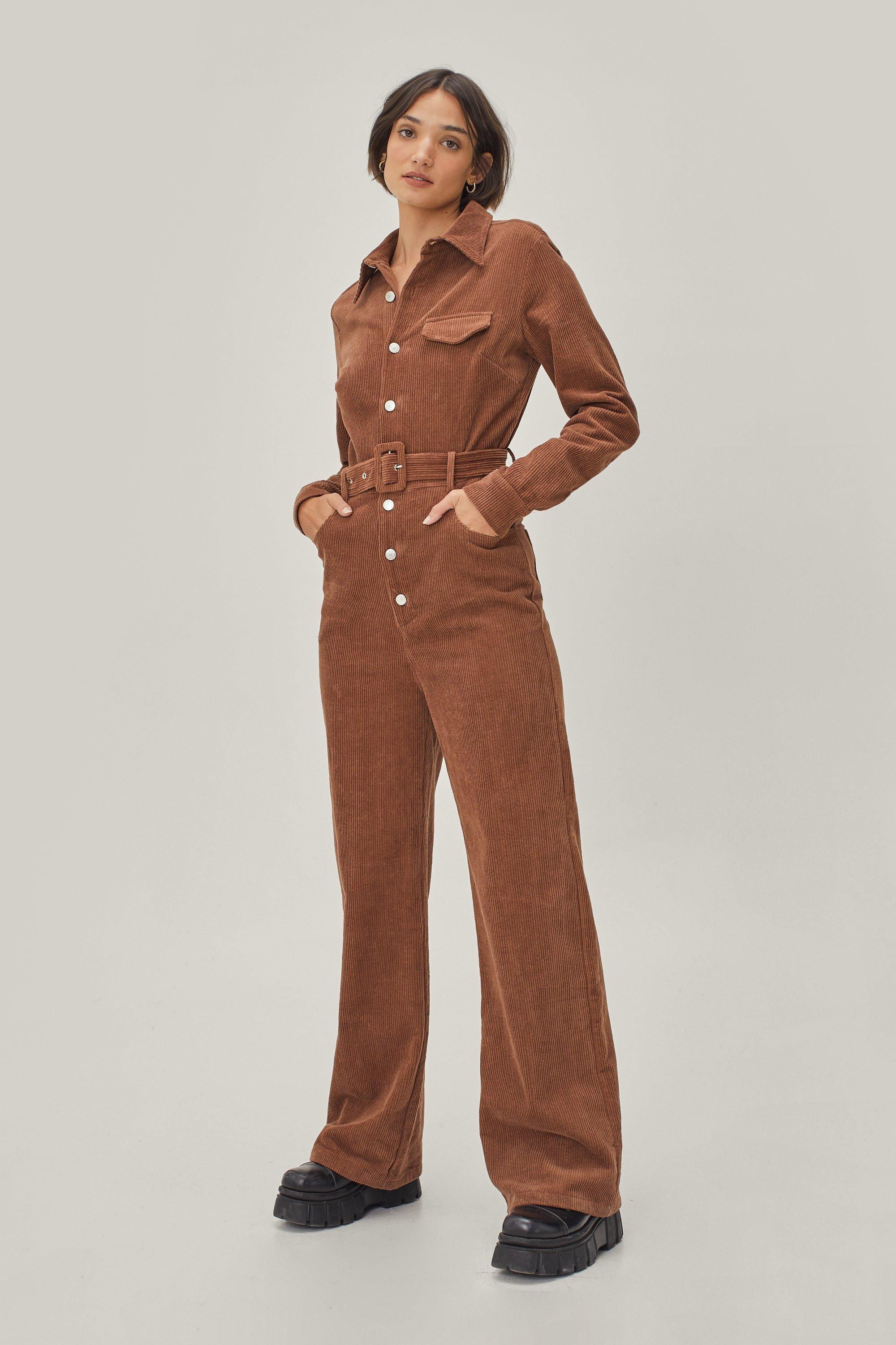 Womens hot sale corduroy jumpsuit